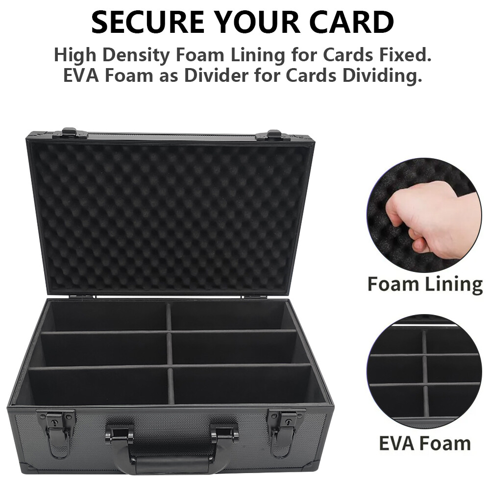 Toploader Card Storage Hard Case Sports Cards Storage Boxes Holds 600+ 35pt