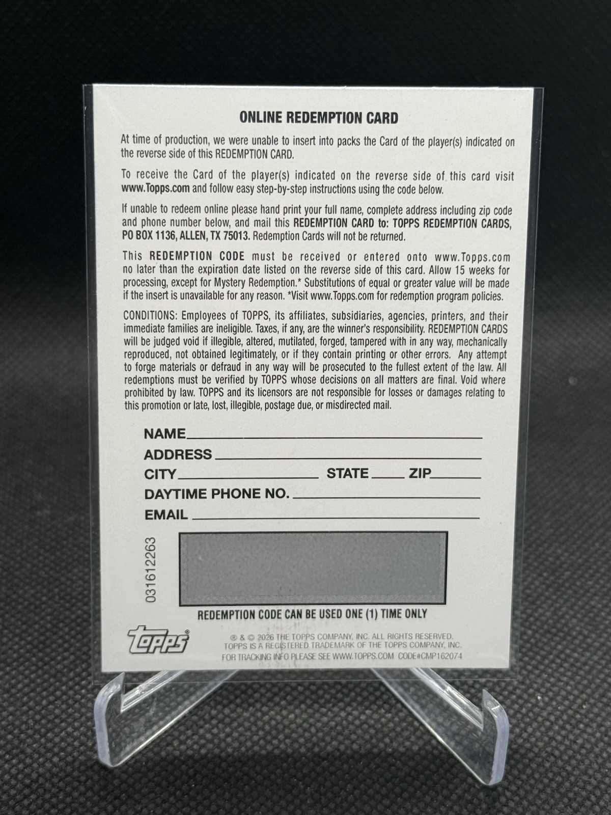 2026 Topps Cosmic WWE Shawn Michaels Milky Way Marks Orange /25 Redemption Card