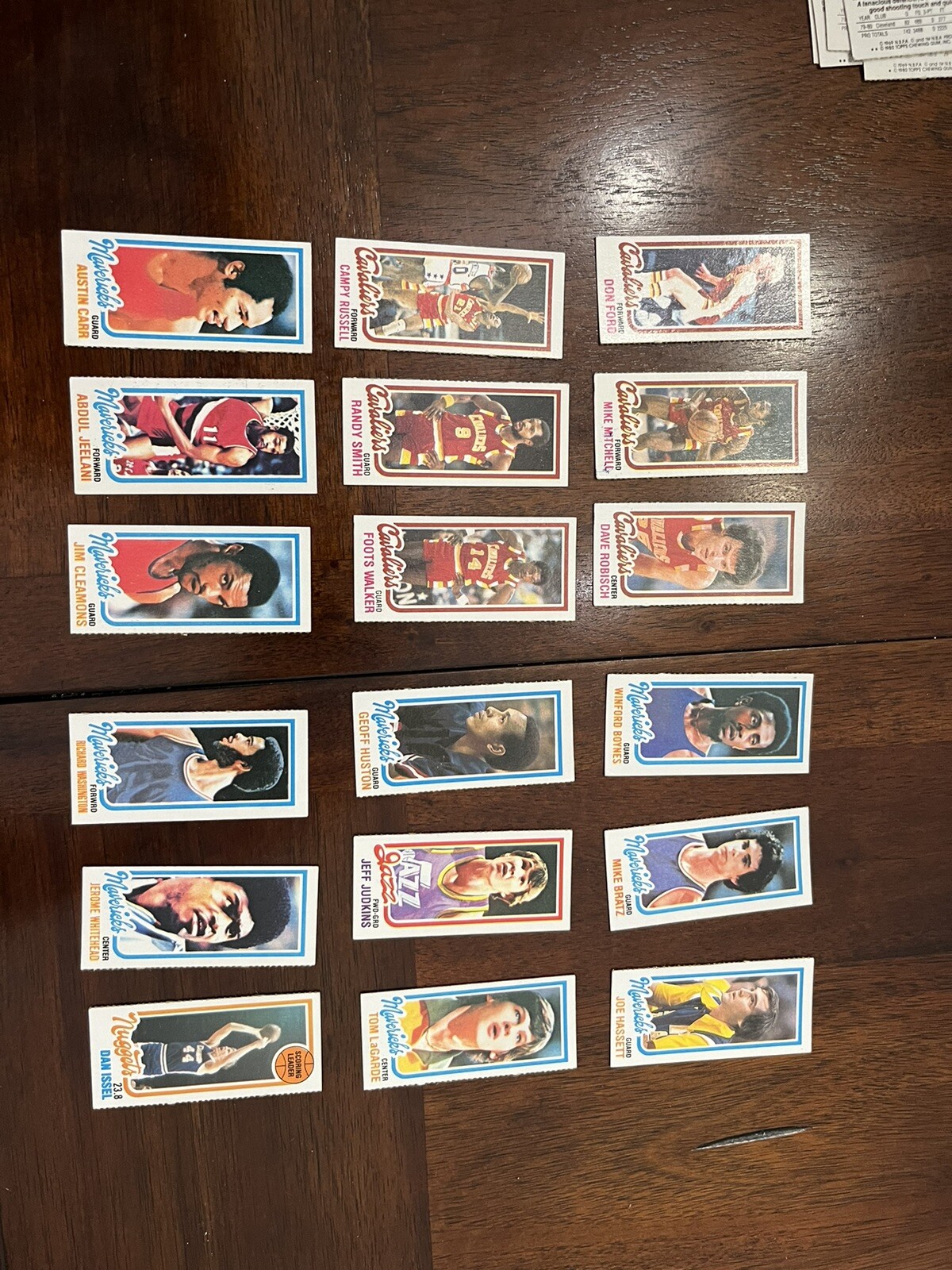 1980-81 Topps Basketball Singles 🔥 YOU PICK 🔥 Complete Your Set – Seperated