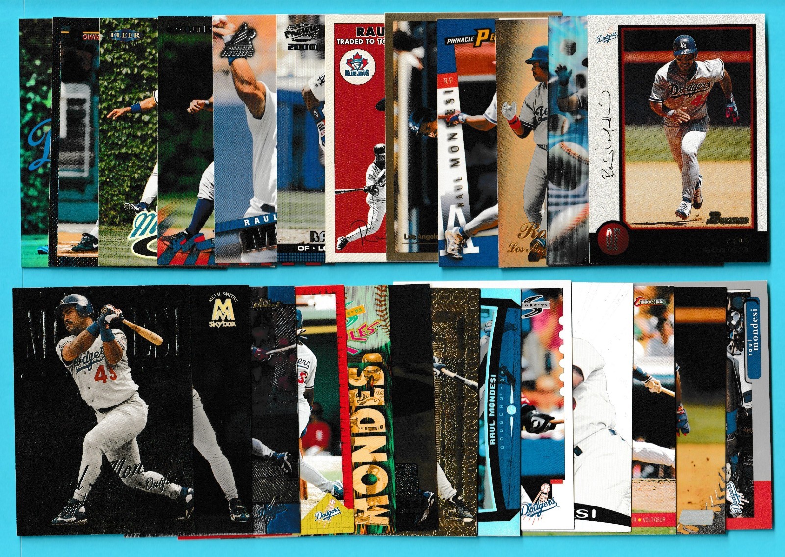 Raul Mondesi Collection – Pick One – Fill Your Set – Dodgers Blue Jays