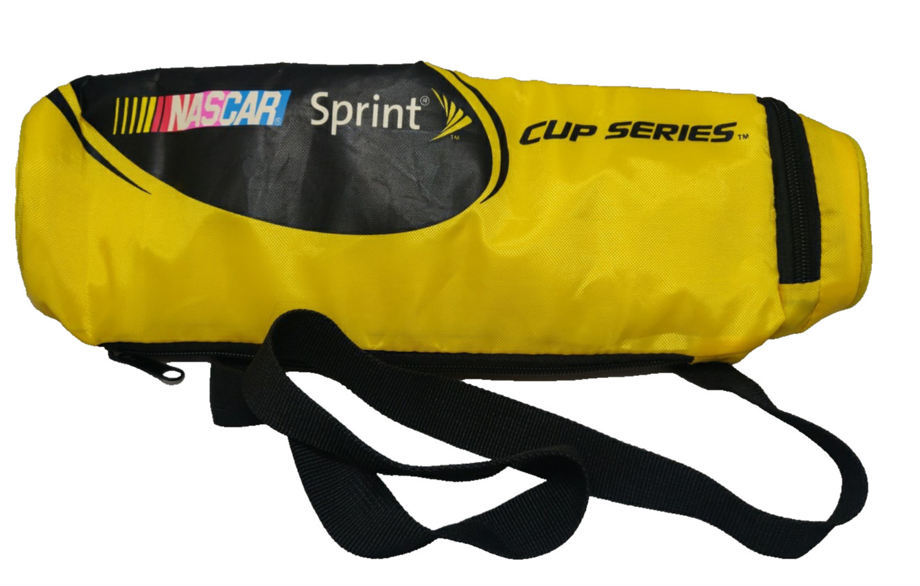 Nascar Sprint Cup Series Yellow Bag Drink Holder 14″ x 3.5″ Cylindrical Small