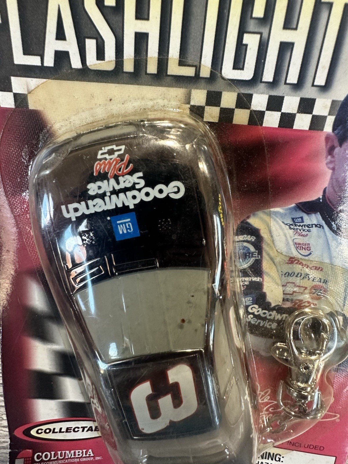 Dale Earnhardt Sr Flashlight Keychain Goodwrench Service Plus *See Details*