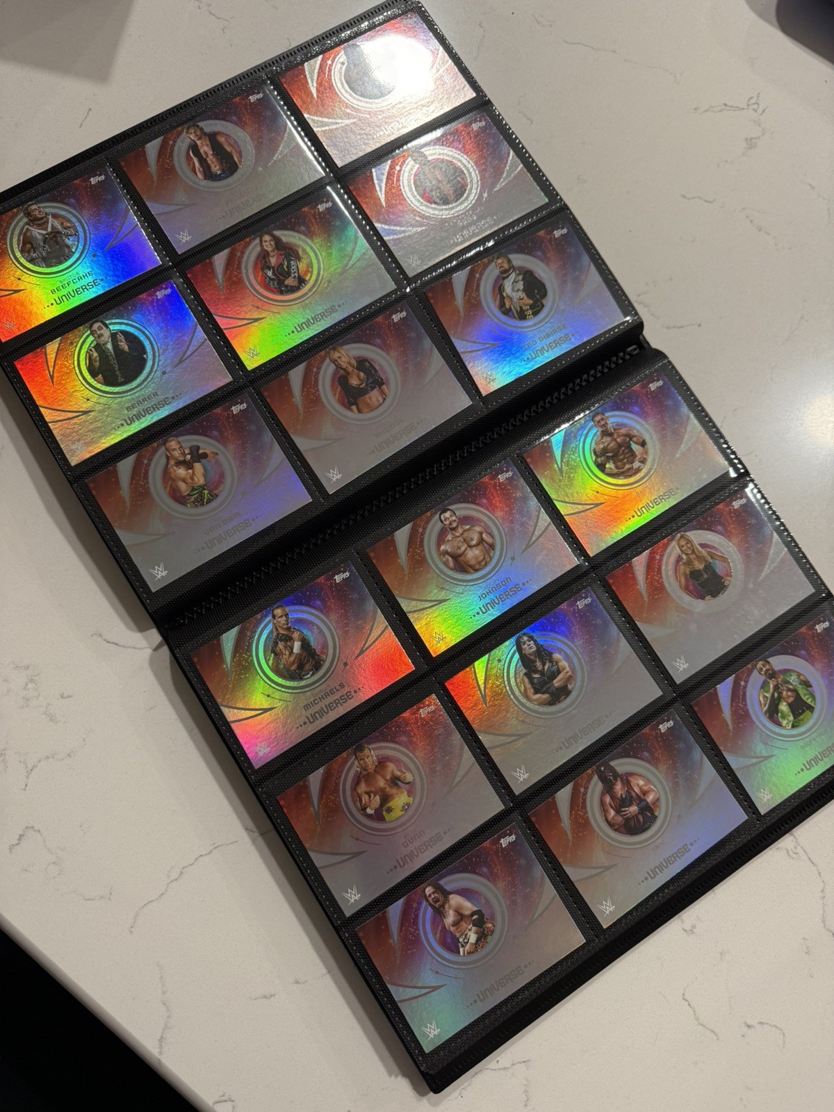 2025 Topps WWE Universe Complete Set 1-300 in brand new card guard binder