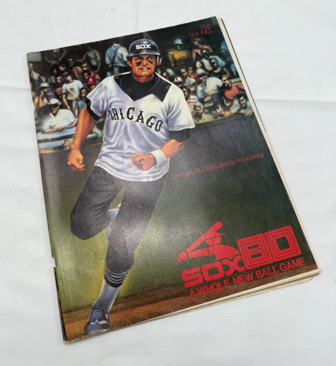 Chicago White Sox 1980 A Whole New Ball Game Official Scorecard And Program