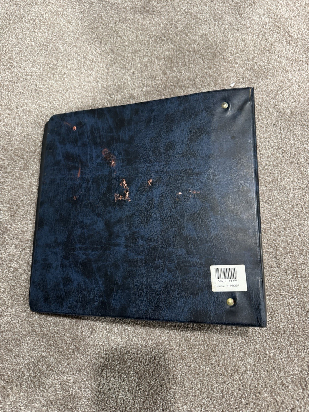 Heavy Duty D-ring Sports Card Album/Binder, 3″ – Blue