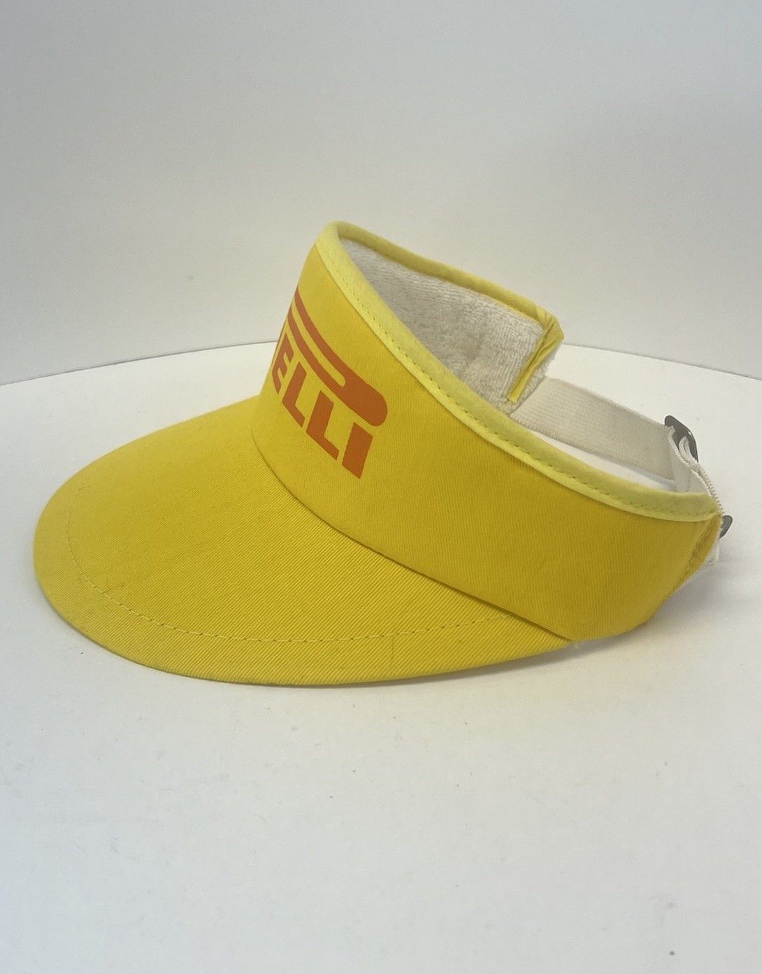 Pirelli Tires Motorsports Racing Yellow Visor Nascar F1 Indy Car – EUC