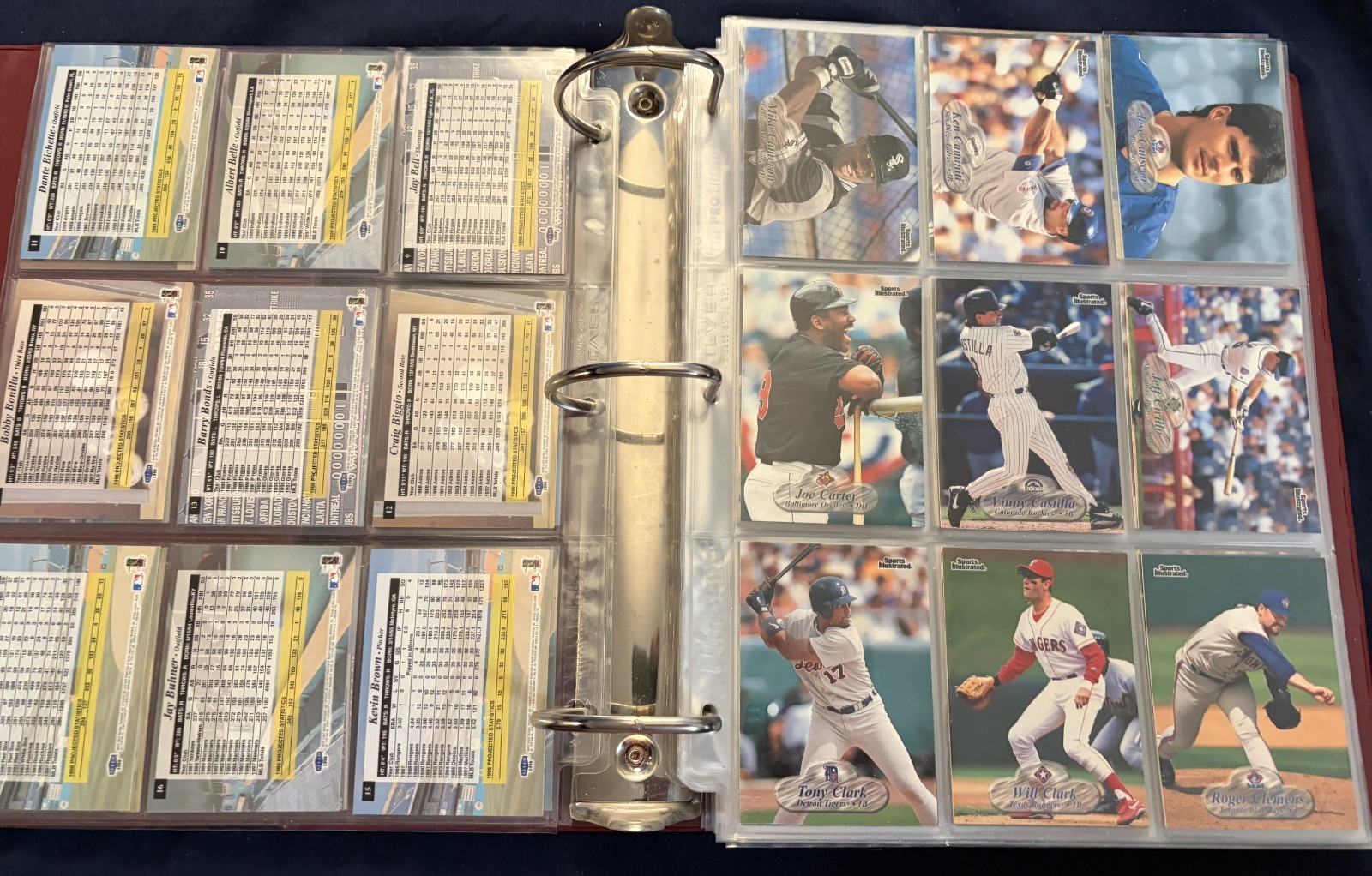 1998 Fleer Sports Illustrated Complete Set + 3 Inserts Sets in Pages & Binder!!!