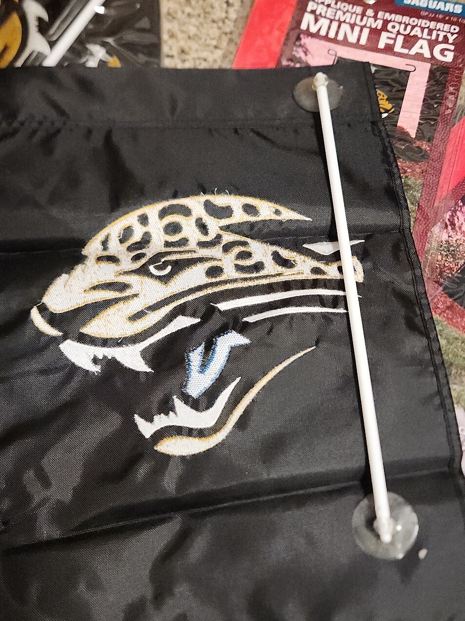 NFL Jacksonville Jaguars Set of 3 Garden Window Flags 15×10.5 Party Animal NIP