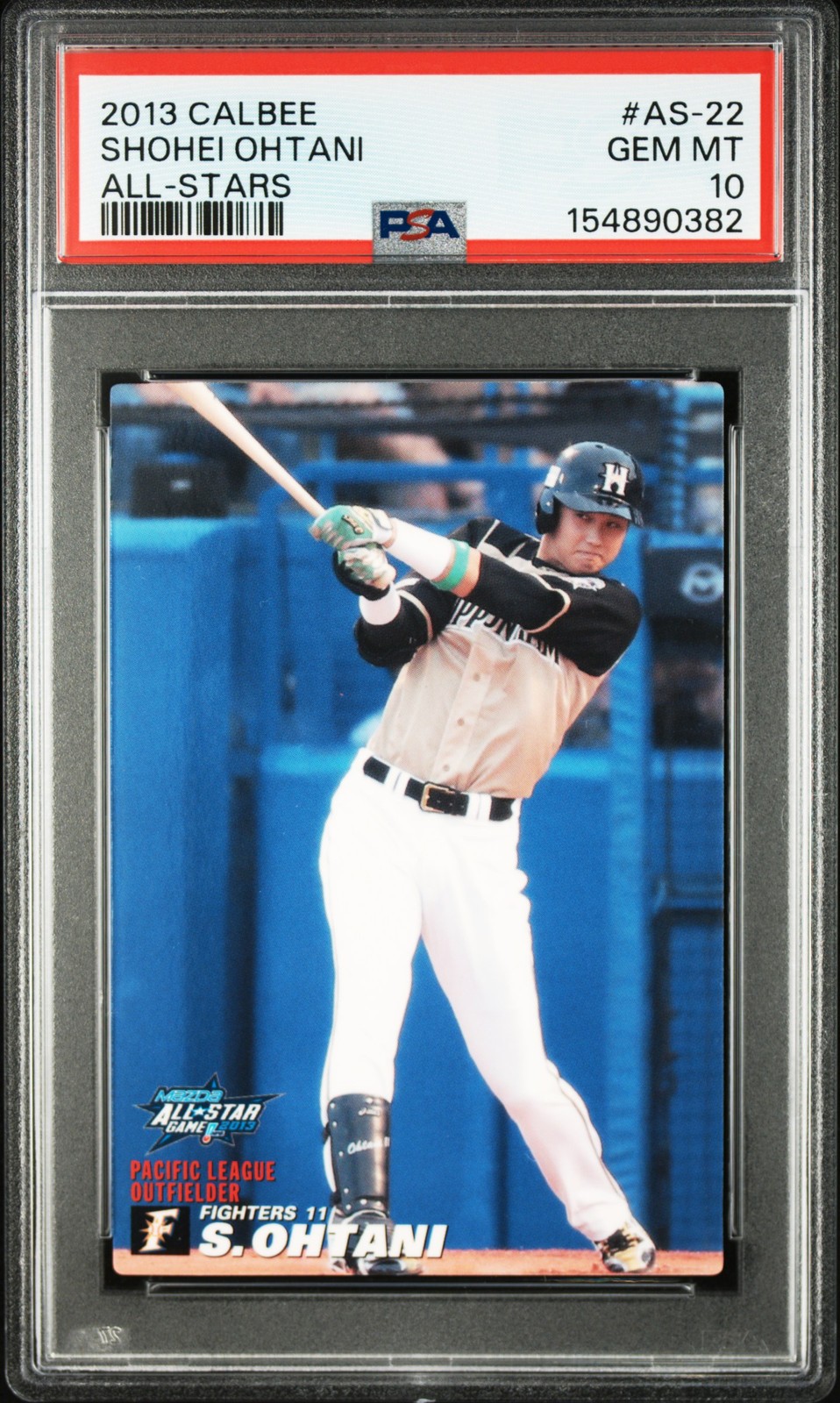 2013 CALBEE ALL-STARS #AS-22 SHOHEI OHTANI PSA 10