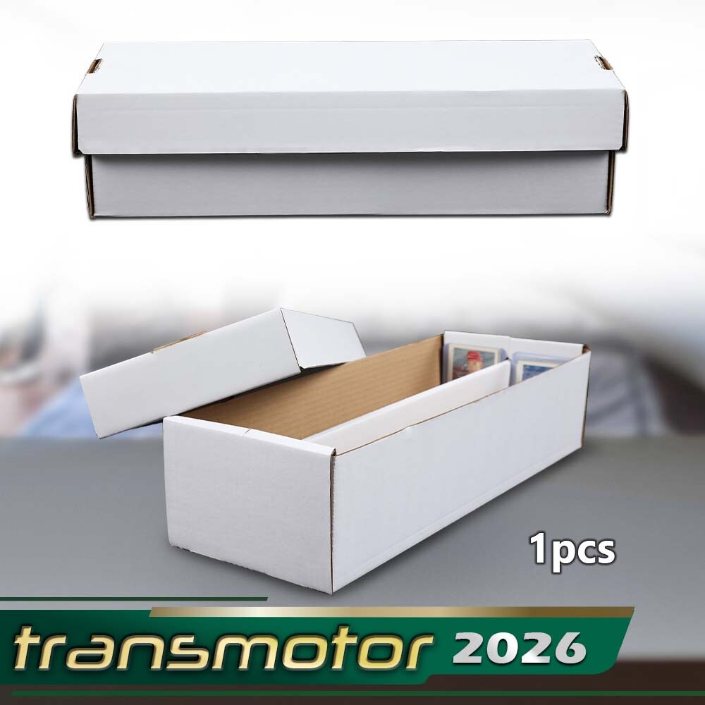 2Row 1600 CT Holds over 300 3×4 toploads Sports/Trading Card Shoe Storage Box