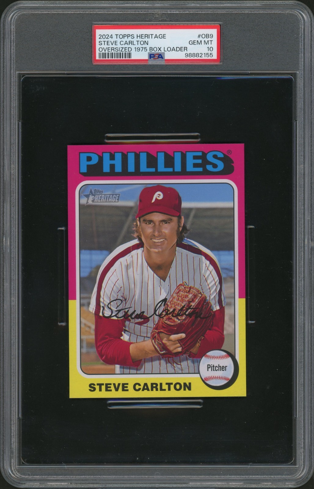 2024 Topps Heritage #OB9 Steve Carlton Philadelphia Phillies PSA 10 GEM MT