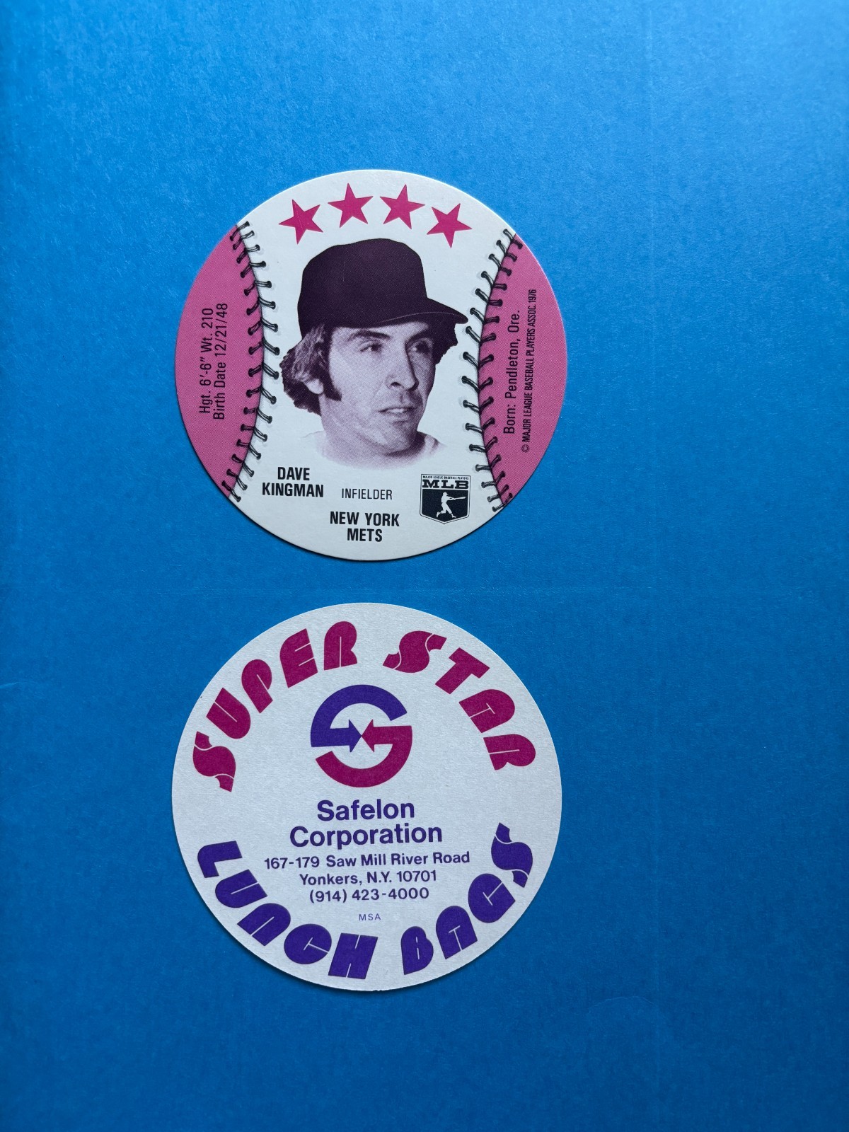 U Pick 1976 MSA Discs – Wiffle Crane Orbaker’s Isaly’s Dairy Isle – Near Mint
