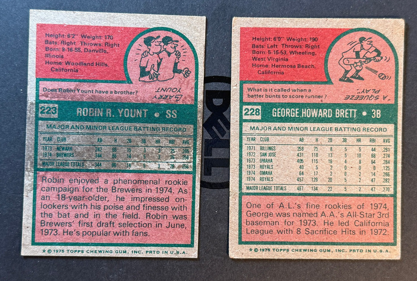 1975 Topps Baseball Complete Set. 660 Cards in Zip Binder. VG-EX