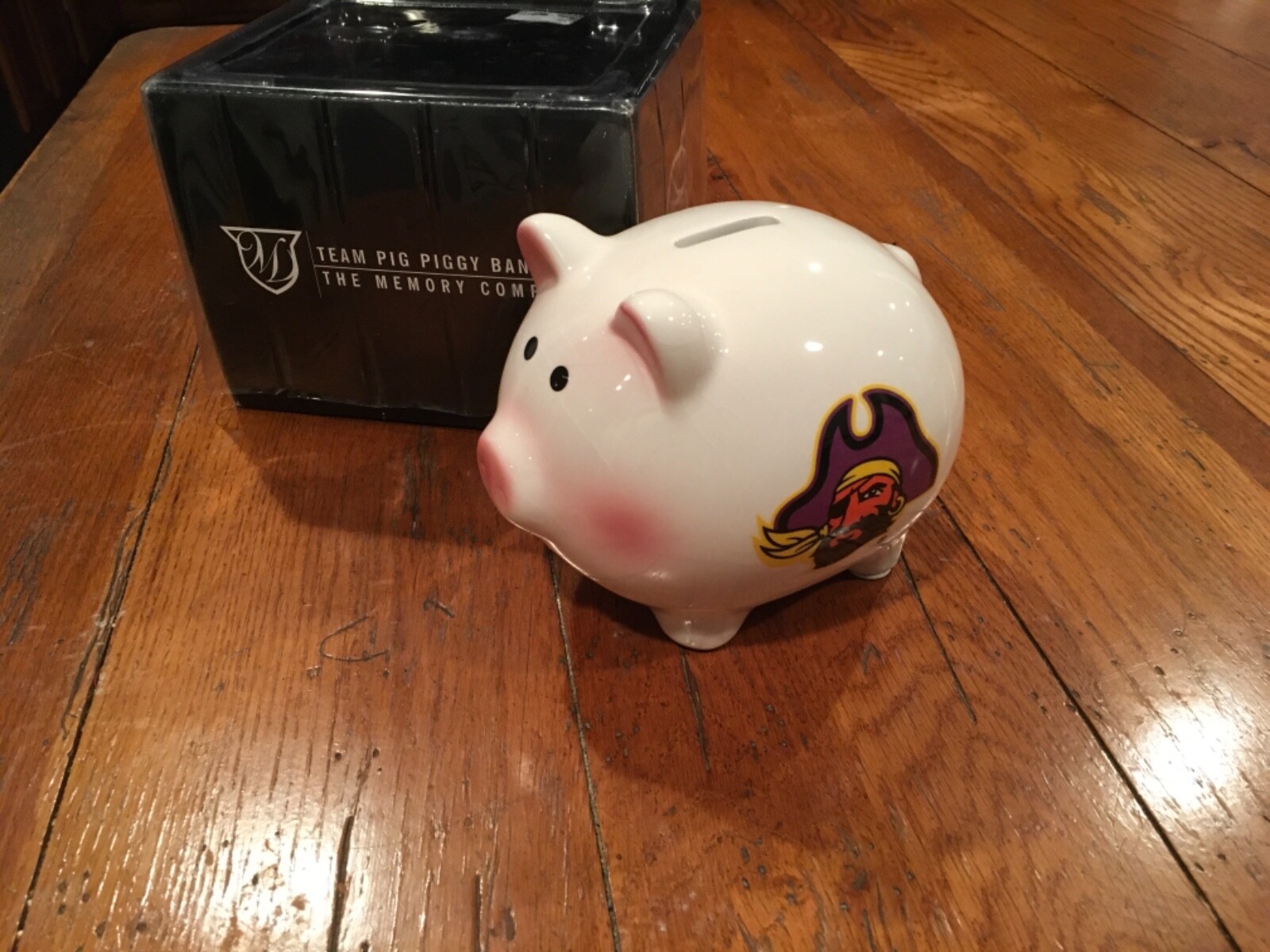 EAST CAROLINA UNIVERSITY PIRATES PIGGY BANK