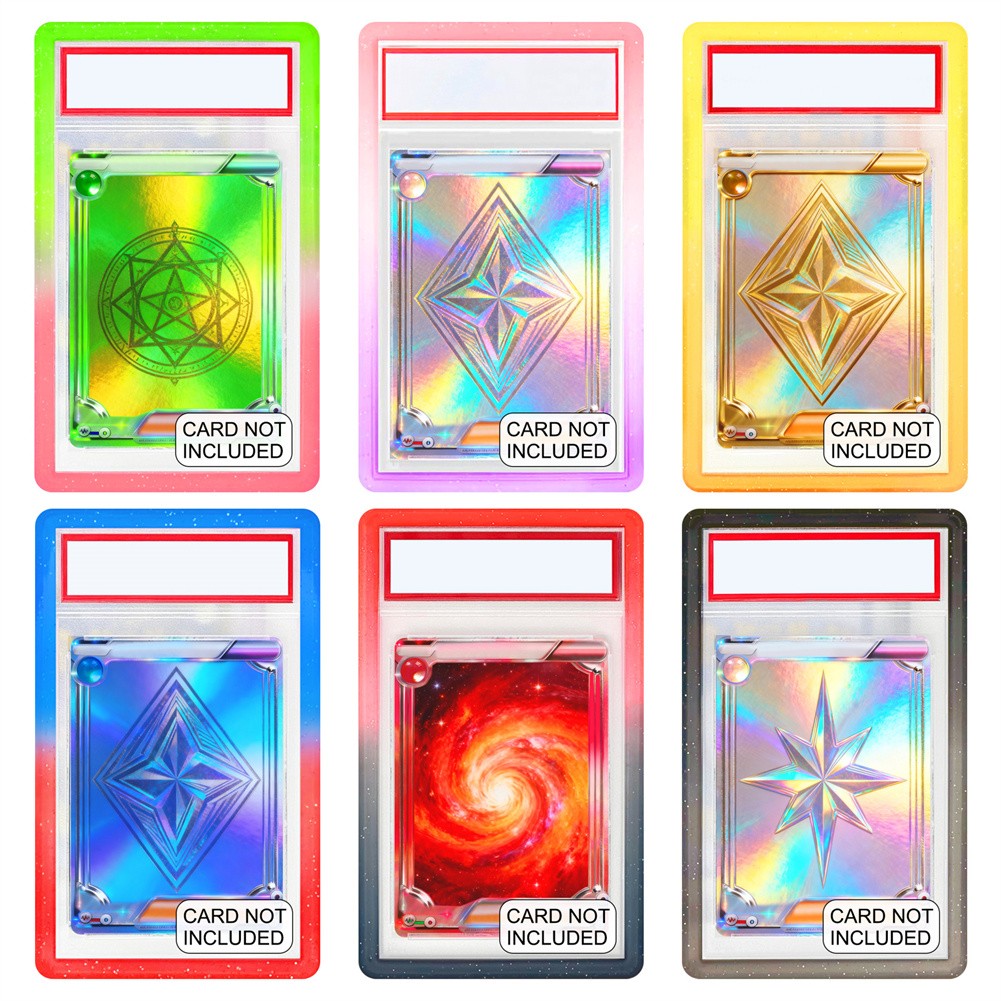 Edge Protection For Offical PSA Cards ONLY,TPU Slab Protector Frame – 6 Colors