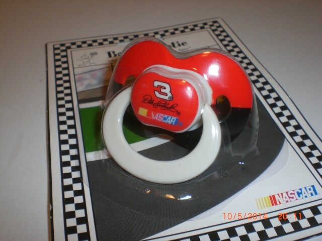 NEW Dale Earnhardt #3 Official NASCAR Car Racing Baby Fanatic Infant Pacifier