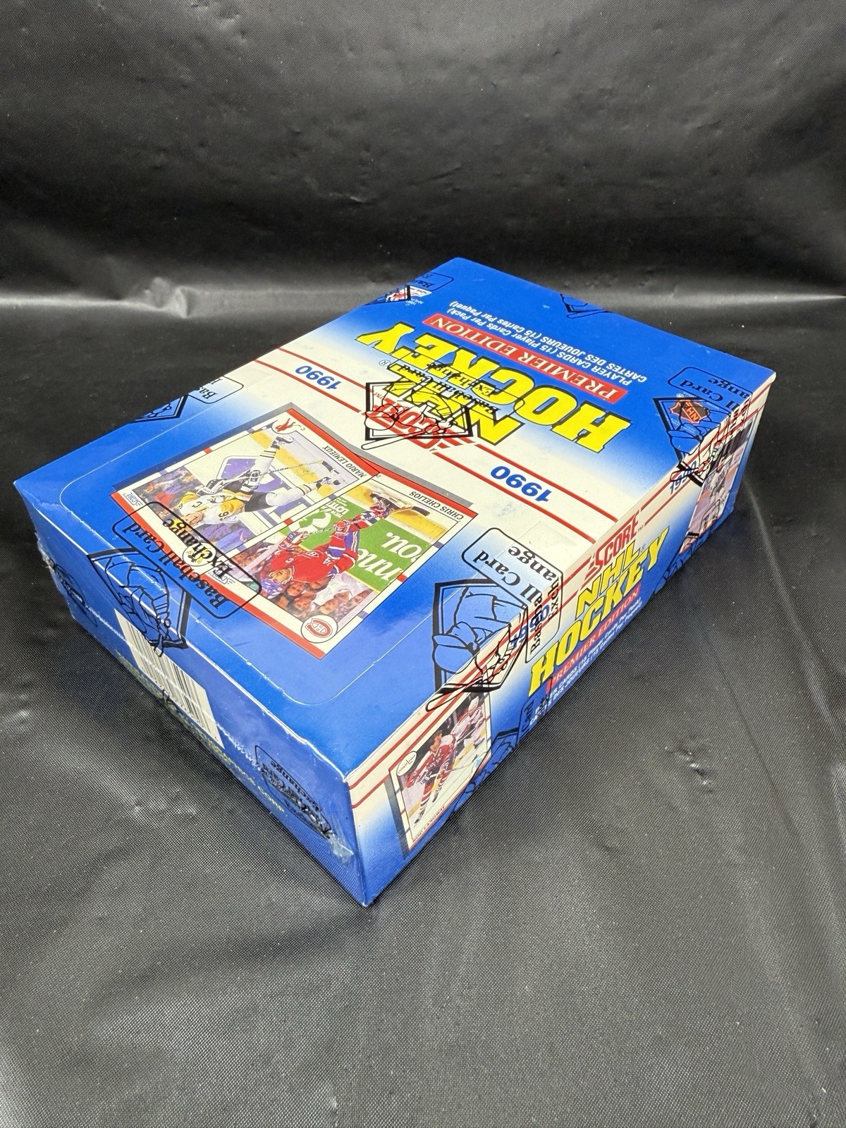 1990/91 Score Canadian Bi-Lingual Hockey Hobby Box BBCE FASC Verified Lindros RC