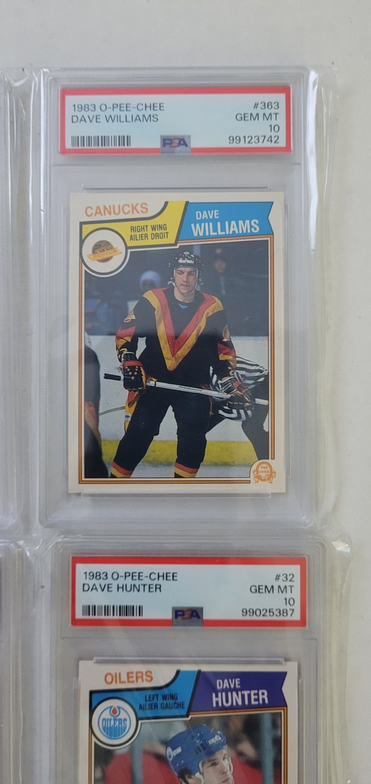 Lot of 9 1983-84 O-Pee-Chee OPC Hockey – All PSA 10 GEM MINT – 3 Rookie Cards RC