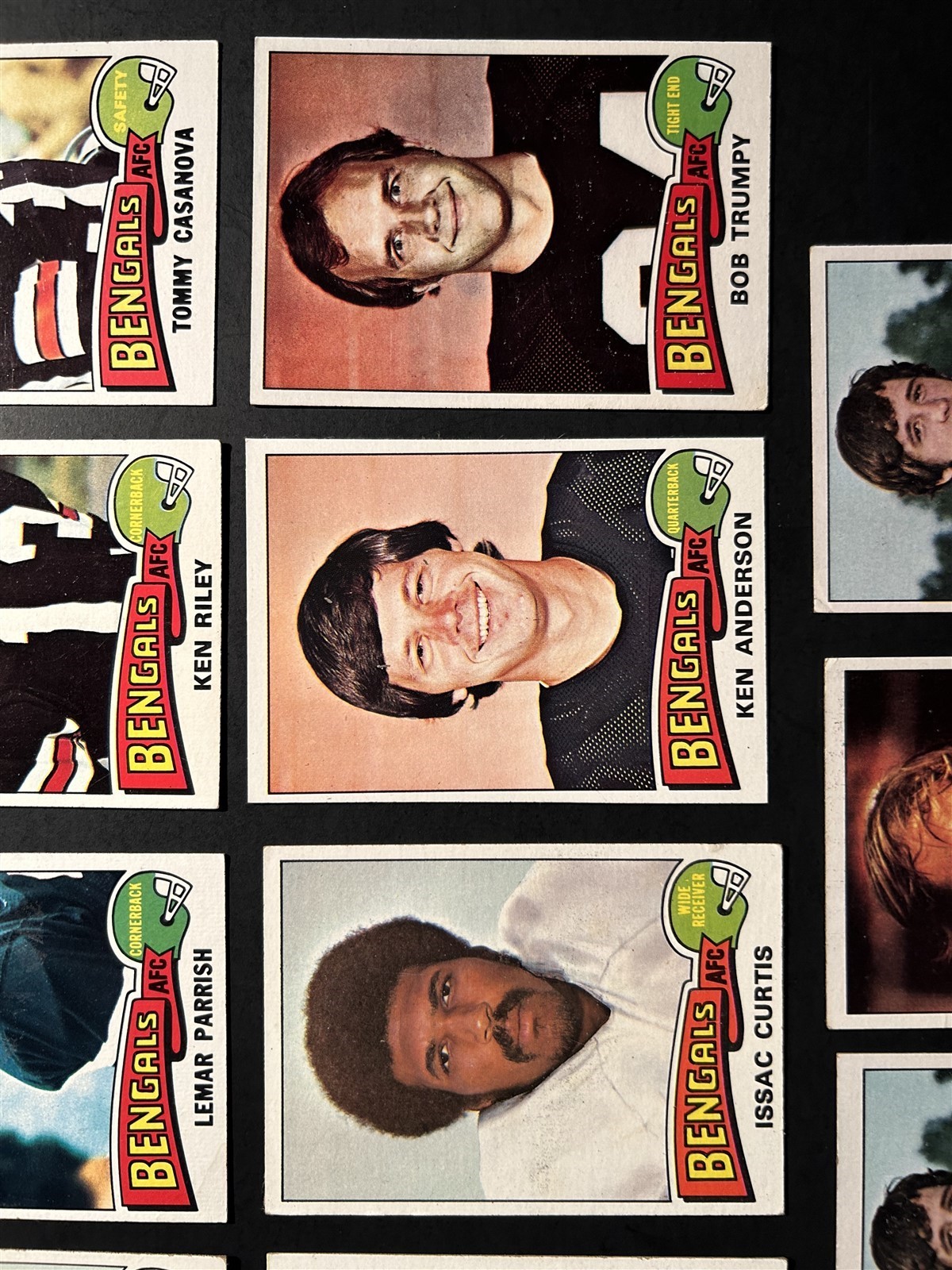 1975 Topps CINCINNATI BENGALS Set of 22 KEN ANDERSON Isaac CURTIS Bob TRUMPY