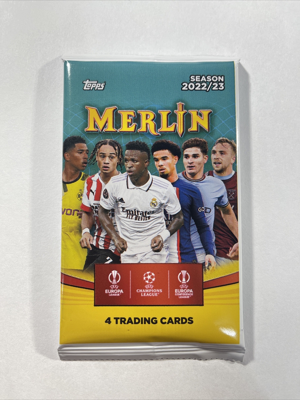 (1) 2022-23 Topps Merlin UEFA Champions League Soccer Factory Sealed Pack
