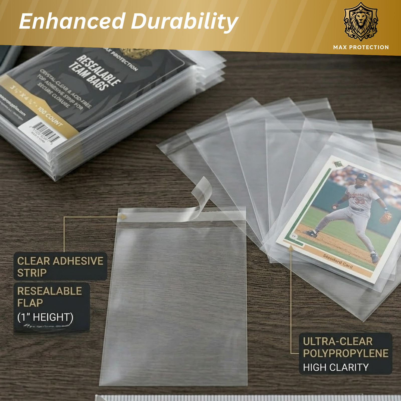 5,000ct Ultra Max Pro Team Bags for Baseball Pokemon Trading Cards – NEW