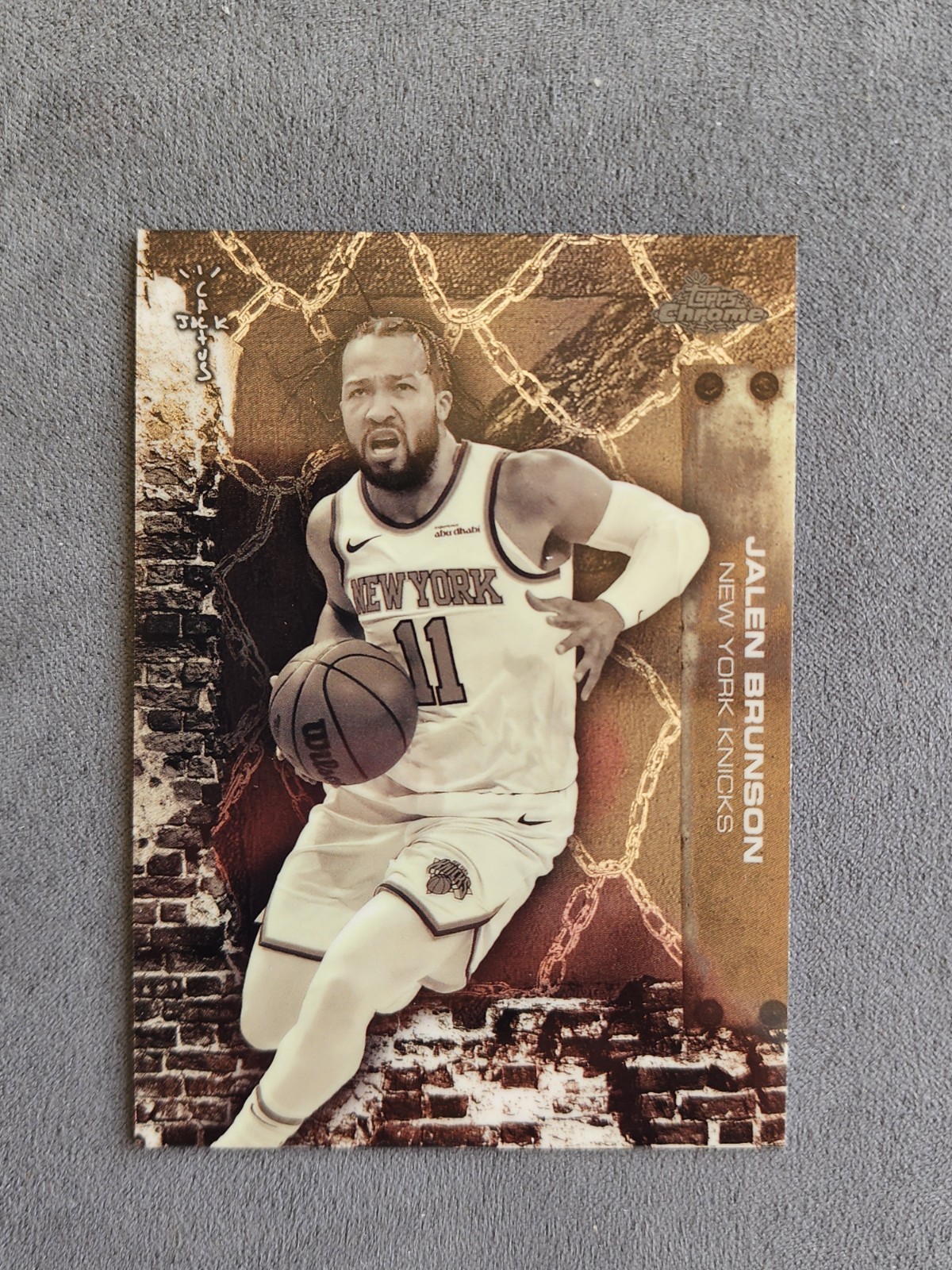 2025-26 Topps Chrome Cactus Jack Jalen Brunson #4