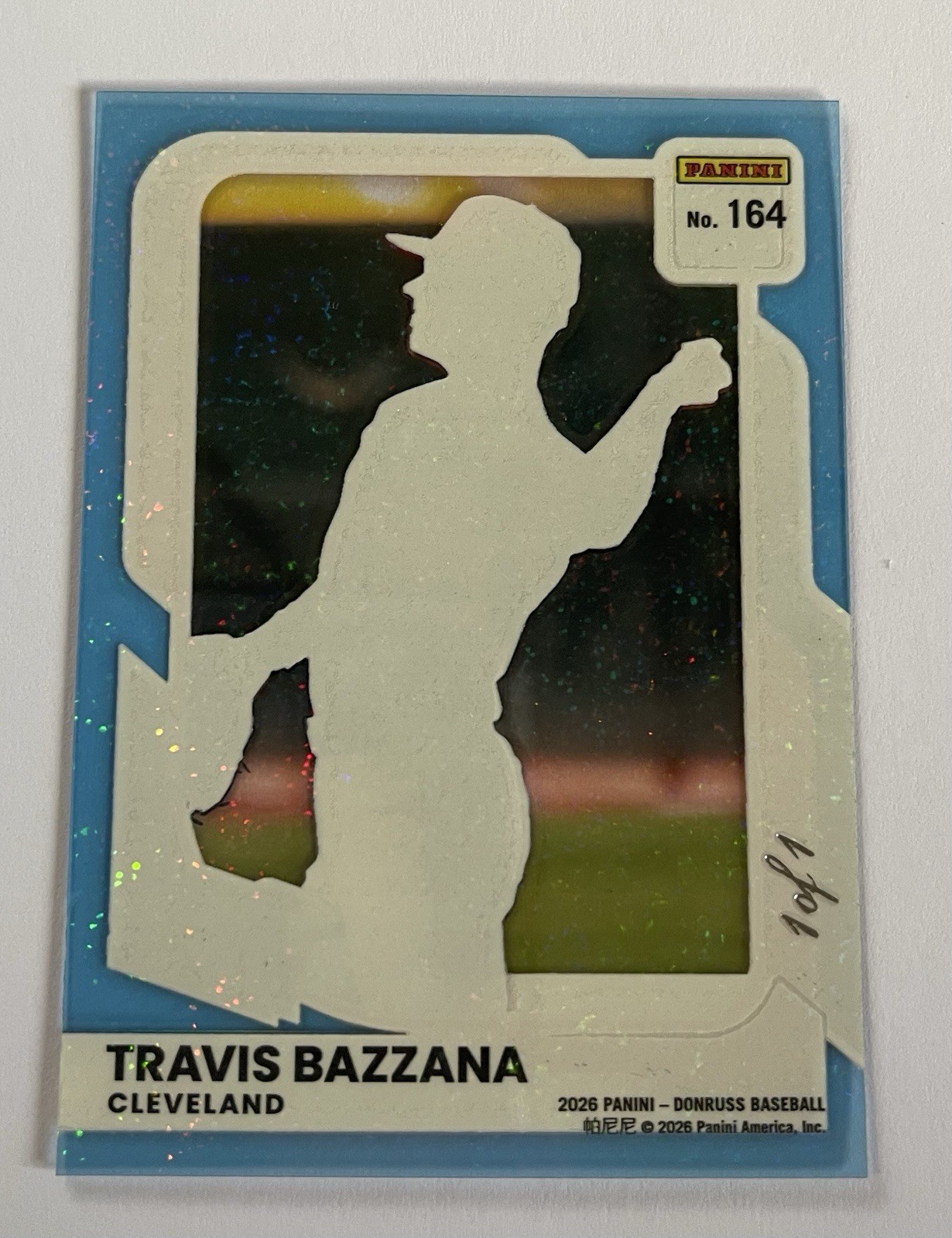 Panini 2026 Donruss Baseball Travis Bazzana Cleveland Rated Prospect #164 – 1/1