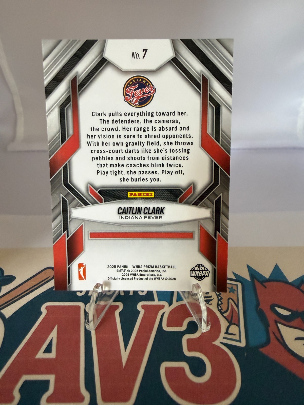 Caitlin Clark 🏀2025 Panini Prizm WNBA – “Fearless” #7🏀 Iowa/Indiana Fever Star