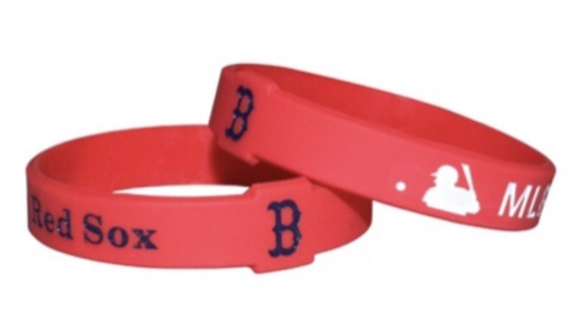 MLB Silicone Bracelet Wristband Yankees Red Sox Angels Dodgers
