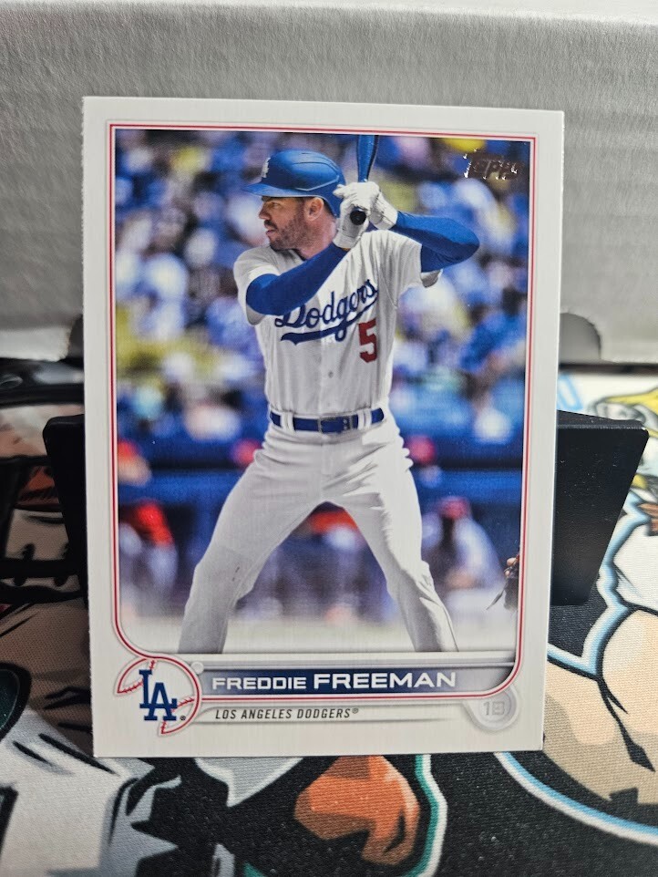 2022 Topps Update #US330 Freddie Freeman Card Los Angeles Dodgers