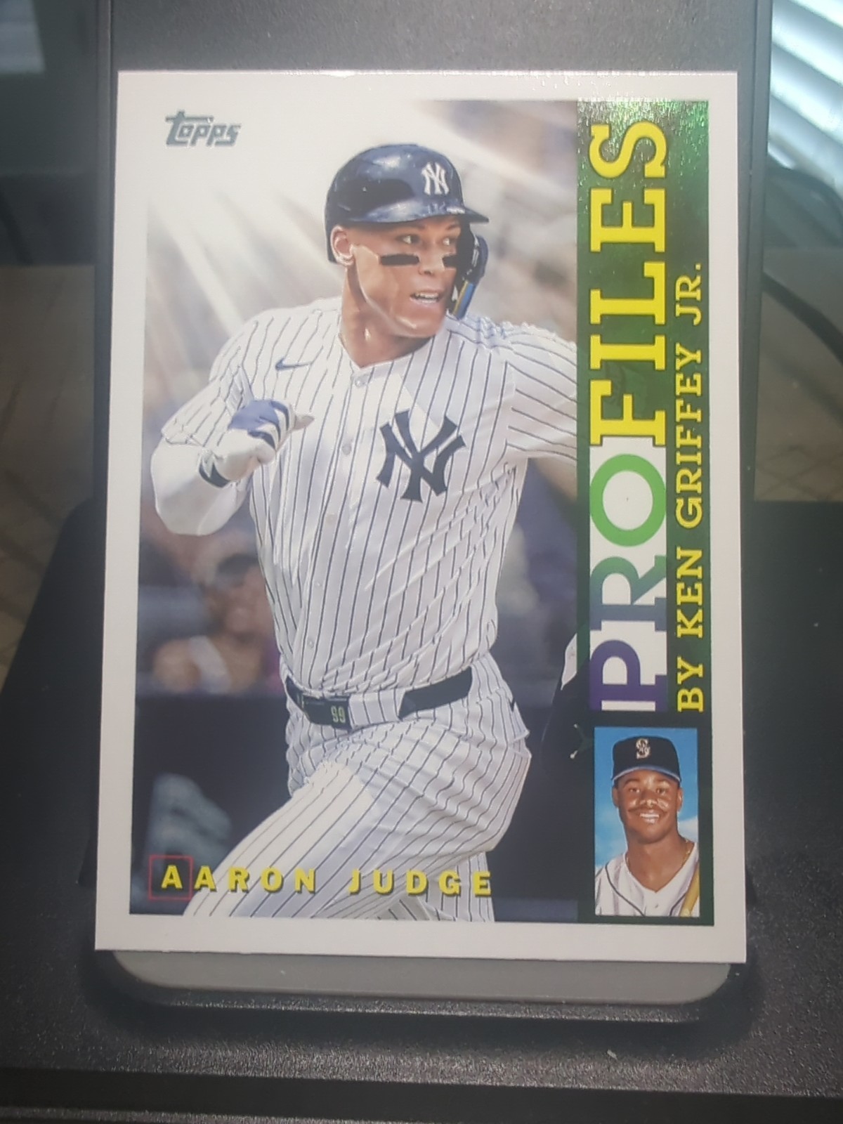 2026 Topps Ken Griffey Jr Profiles Aaron Judge TP18 New York Yankees ⚾🔥