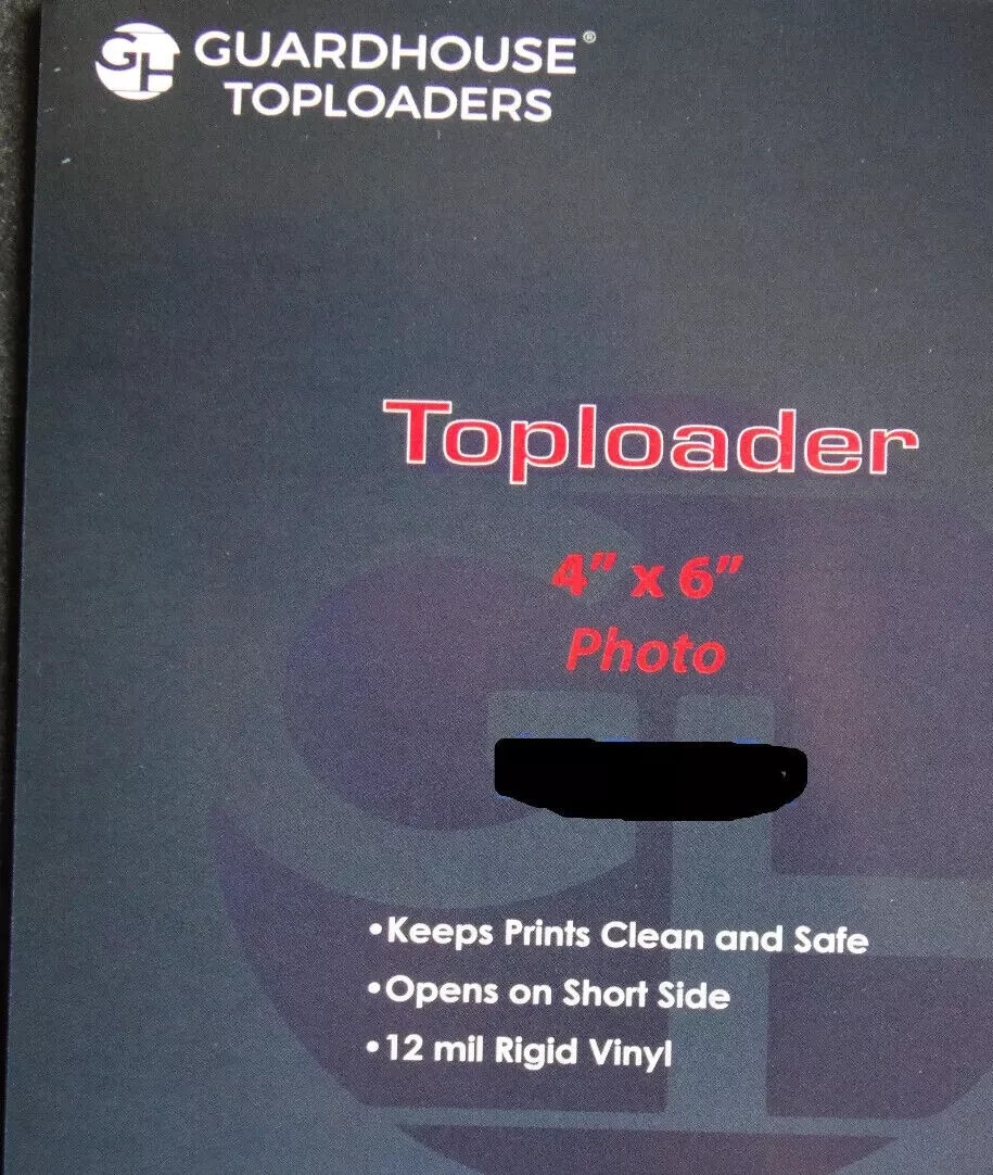 5 Loose 4 X 6 Holders and Sleeves Top Loader Card Holder
