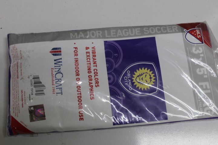 NEW Orlando City SC Logo Football/Soccer Flag 3×5