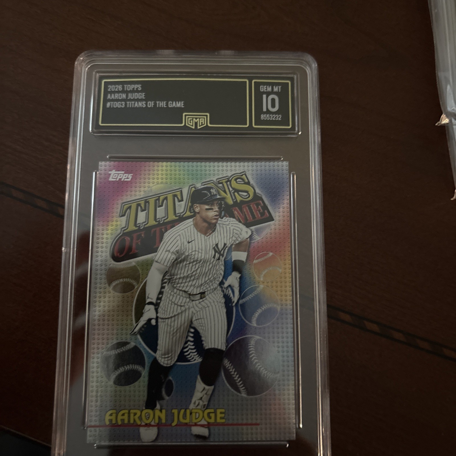 2026 Topps Series 1 – Titans of the Game Aaron Judge #TOG-3