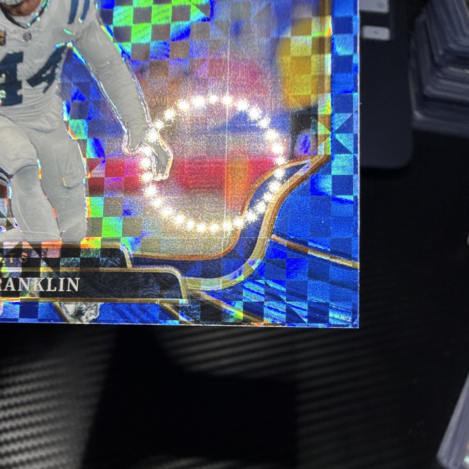 2025 Panini Select Zaire Franklin Field Level #432 Colts Blue Prizm /75