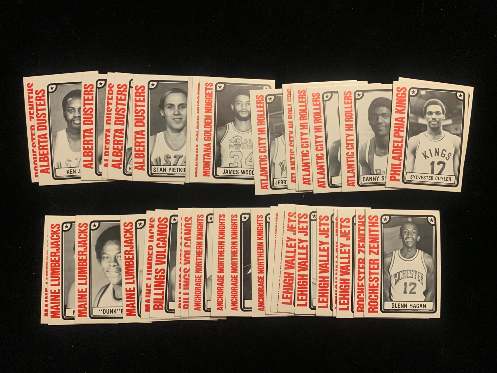 1980-81 TCMA CBA Continental basketball card singles – choose from list
