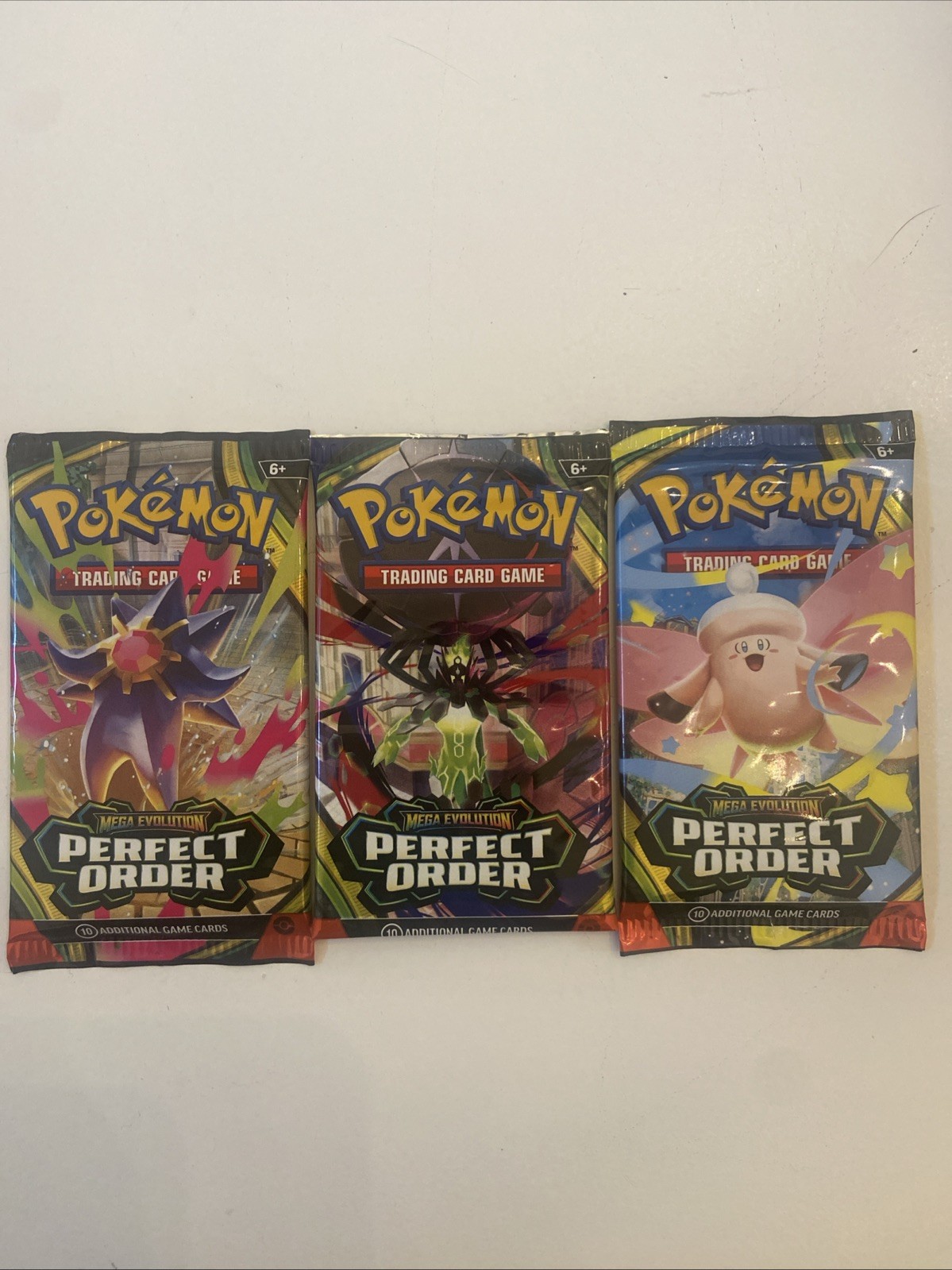 Pokémon TCG Scarlet & Violet Perfect Order Sealed Booster Packs Lot of 3 Sealed