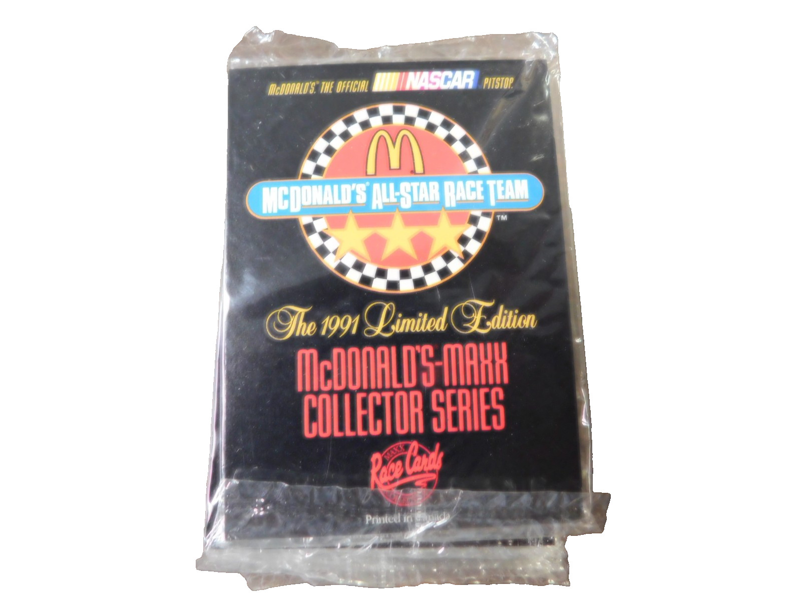 NASCAR 1991 Maxx Race Cards McDonalds All Star Race TeamSet 30 Sealed Packs-1-30