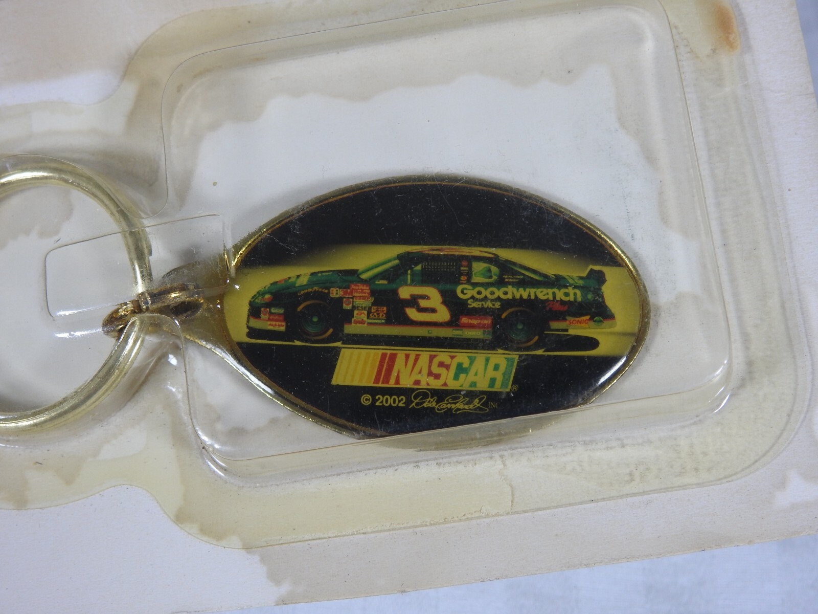 2002 NASCAR #3 Goodwrench Metal Keyring. American Logo Products