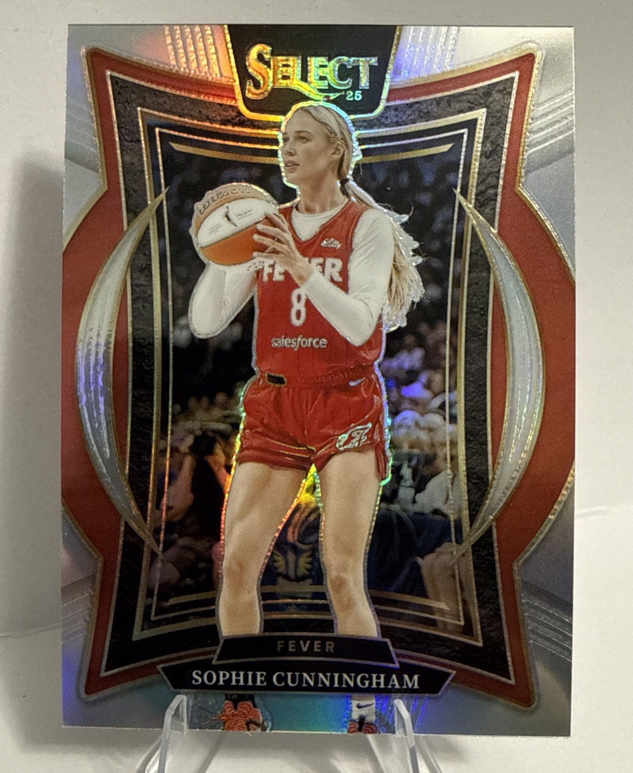 2025 Panini Select WNBA Sophie Cunningham #12 Silver Prizm Indiana Fever