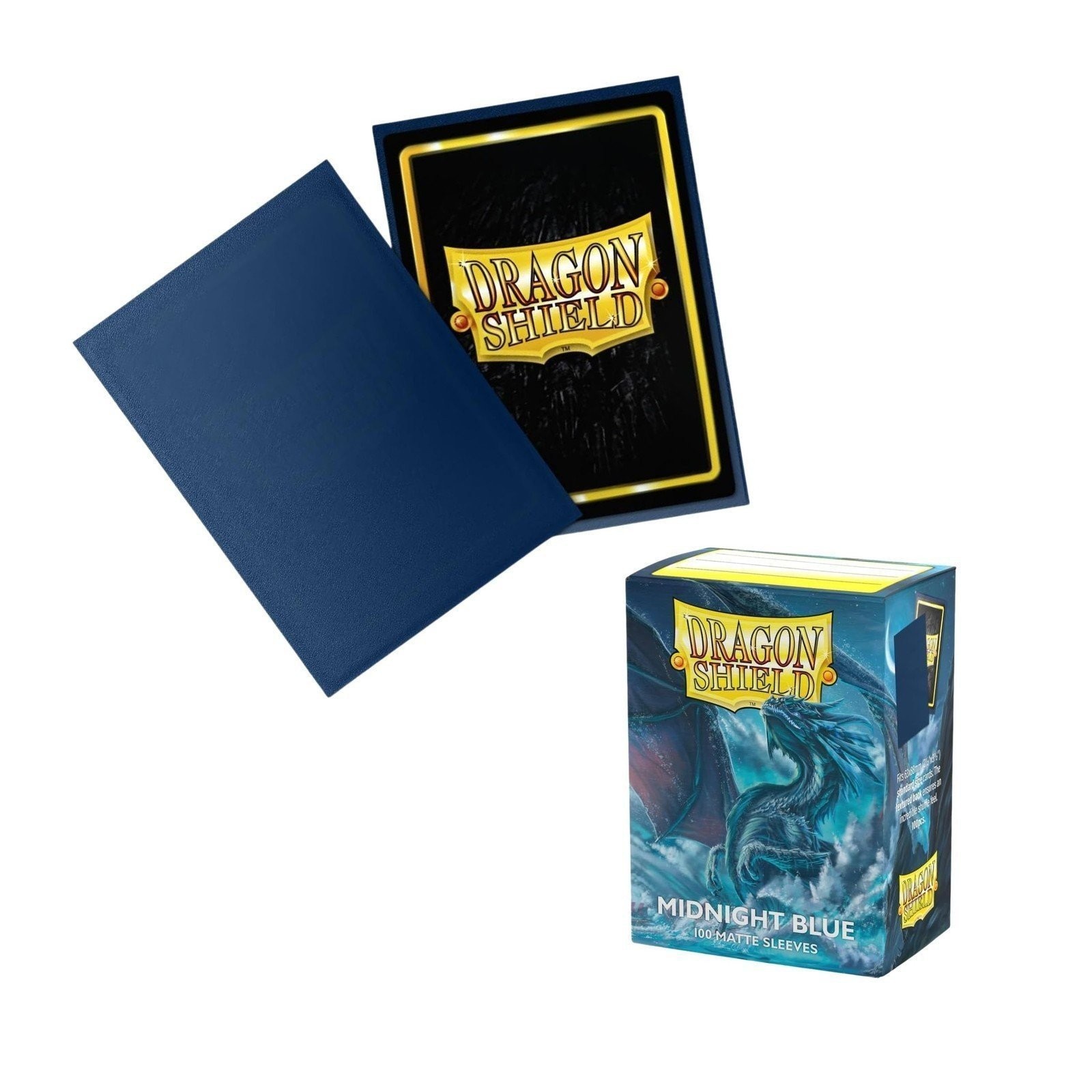 Dragon Shield card Sleeves Midnight Blue Matte 100ct Durable TCG Sleeves