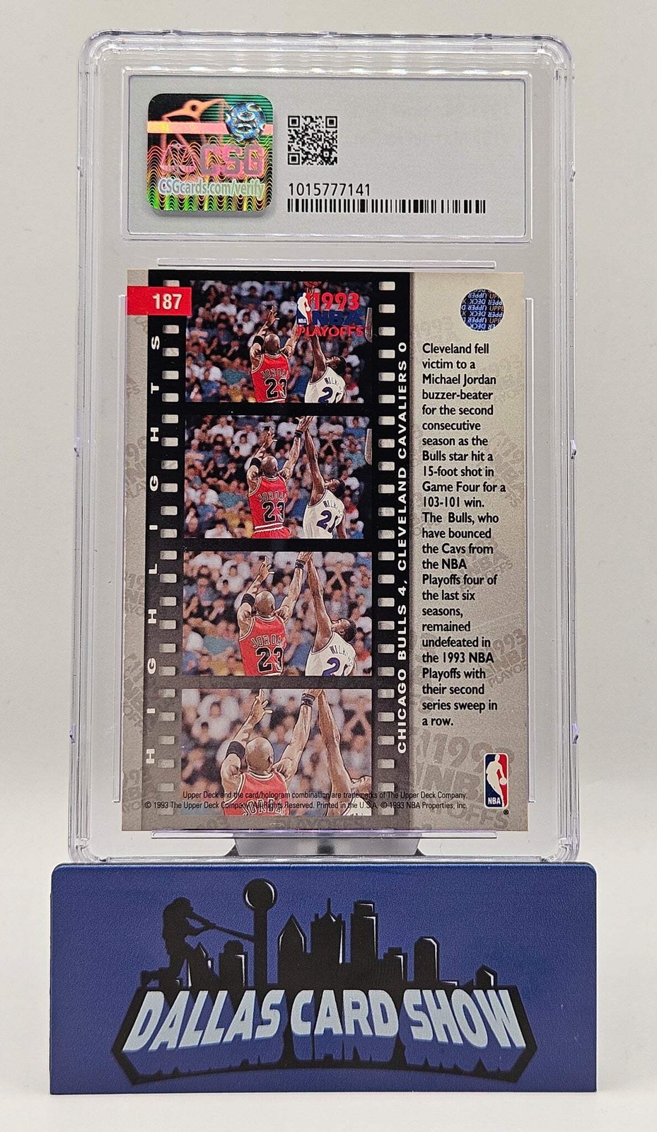 1993-94 Upper Deck #187 Michael Jordan CSG 9.5