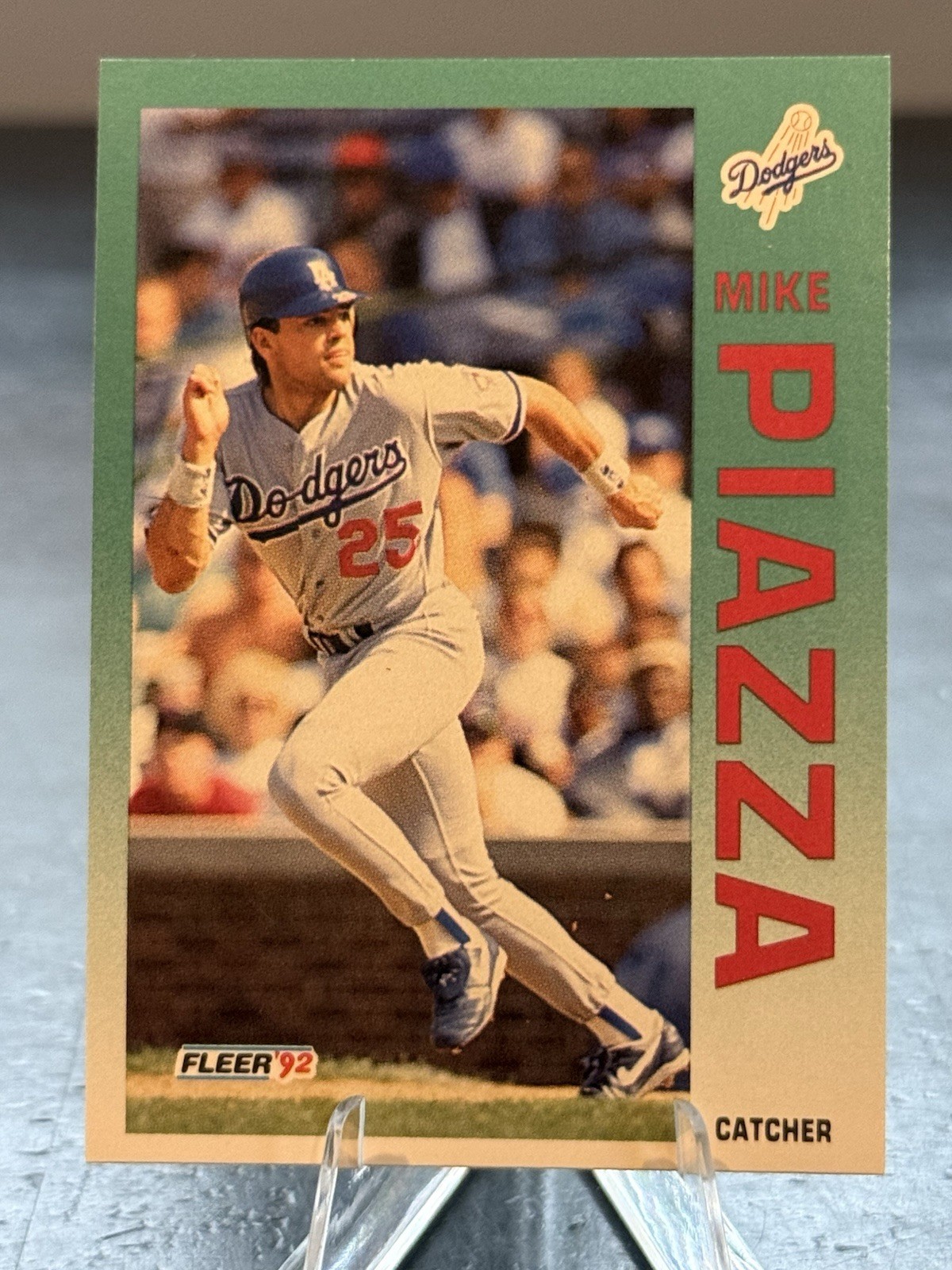 1992 Fleer Update Mike Piazza Rookie Card #U-92 Dodgers – NM-MT 🔥