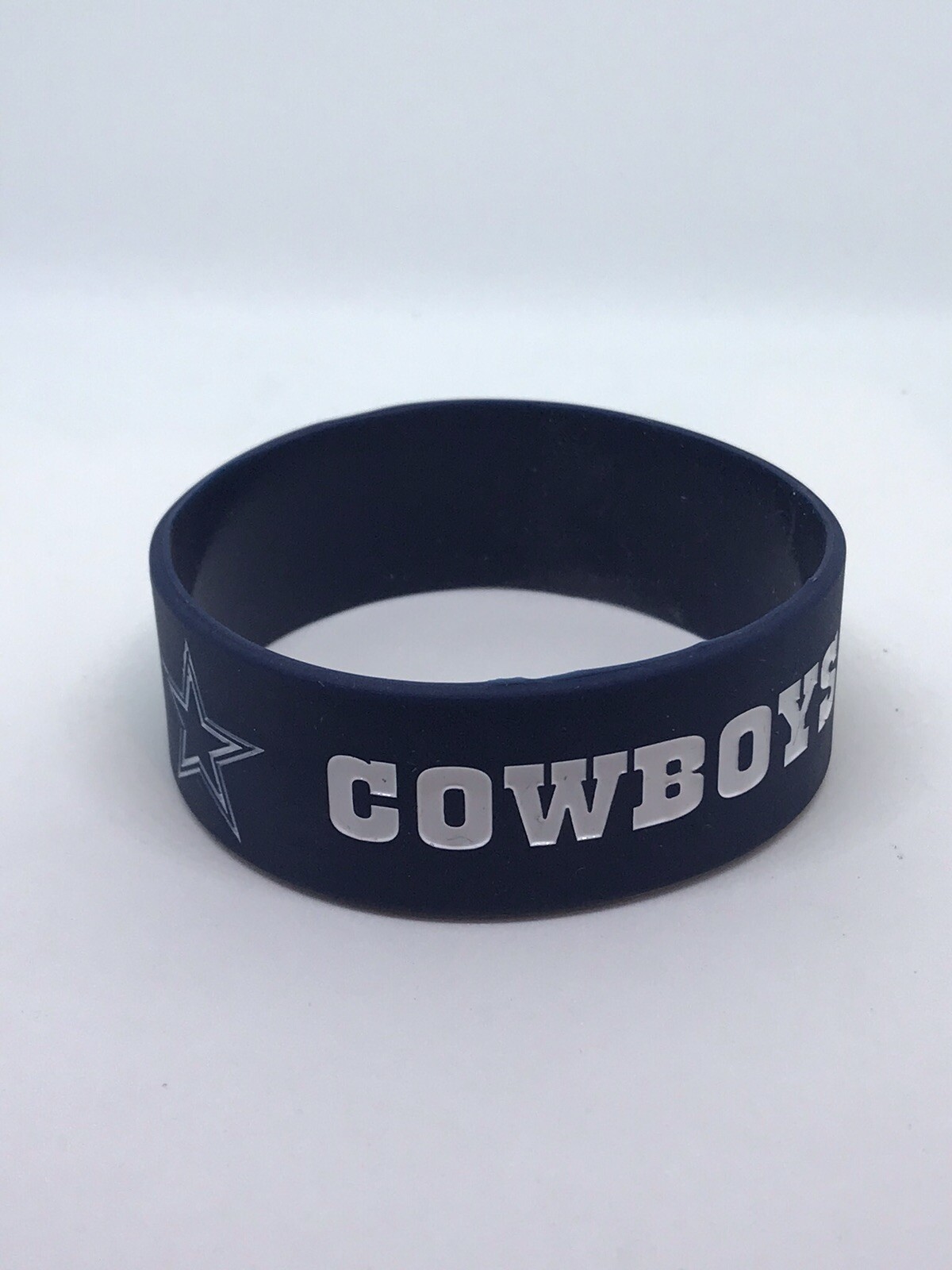 1 (One) NFL Football Silicone Wristband Bracelets Choose Your Team Free Shipping