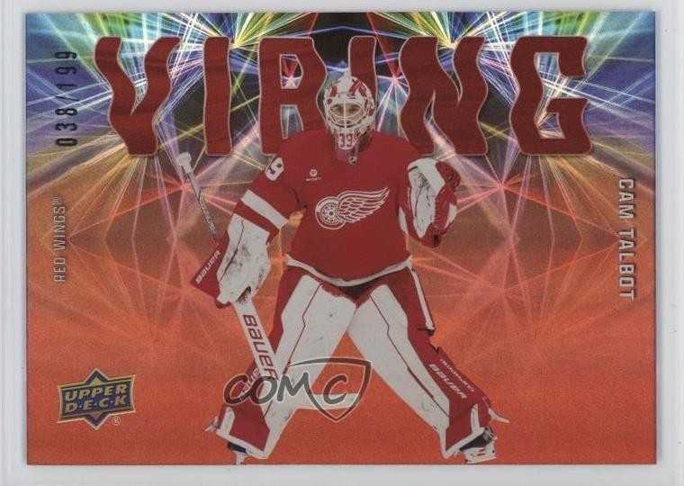 2025-26 Upper Deck Series 2 Vibing Red 38/199 Cam Talbot #VB-16 1sr1
