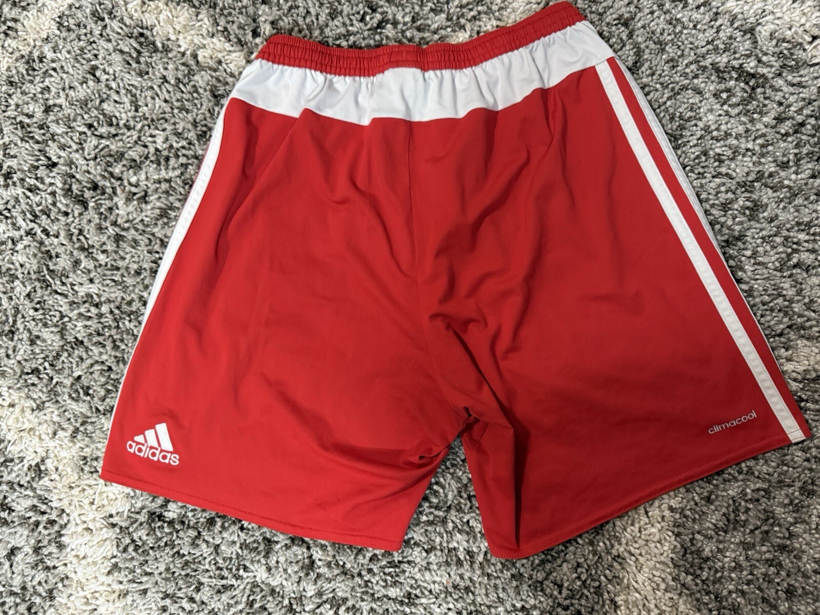 Official adidas Men’s SL Benfica Football Home Soccer Shorts Size S Red/White