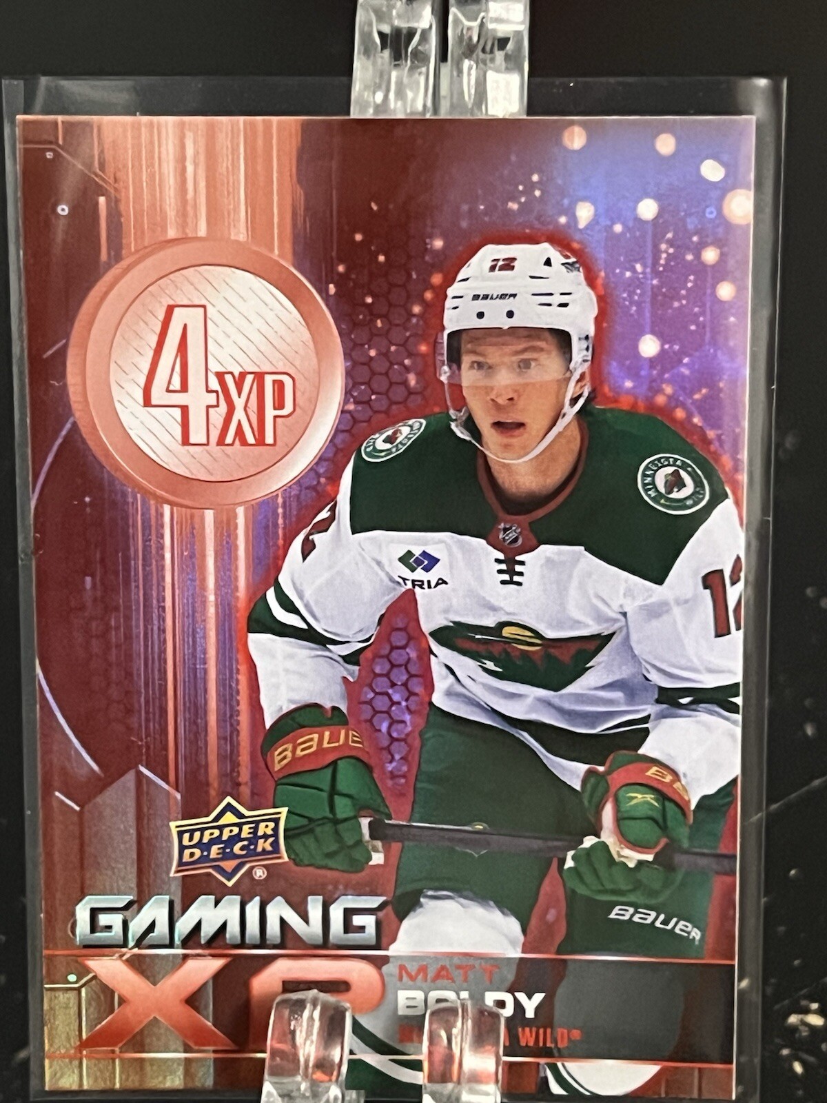 MATT BOLDY 2024-25 Upper Deck Series 1 GXP-13 GAMING XP Minnesota