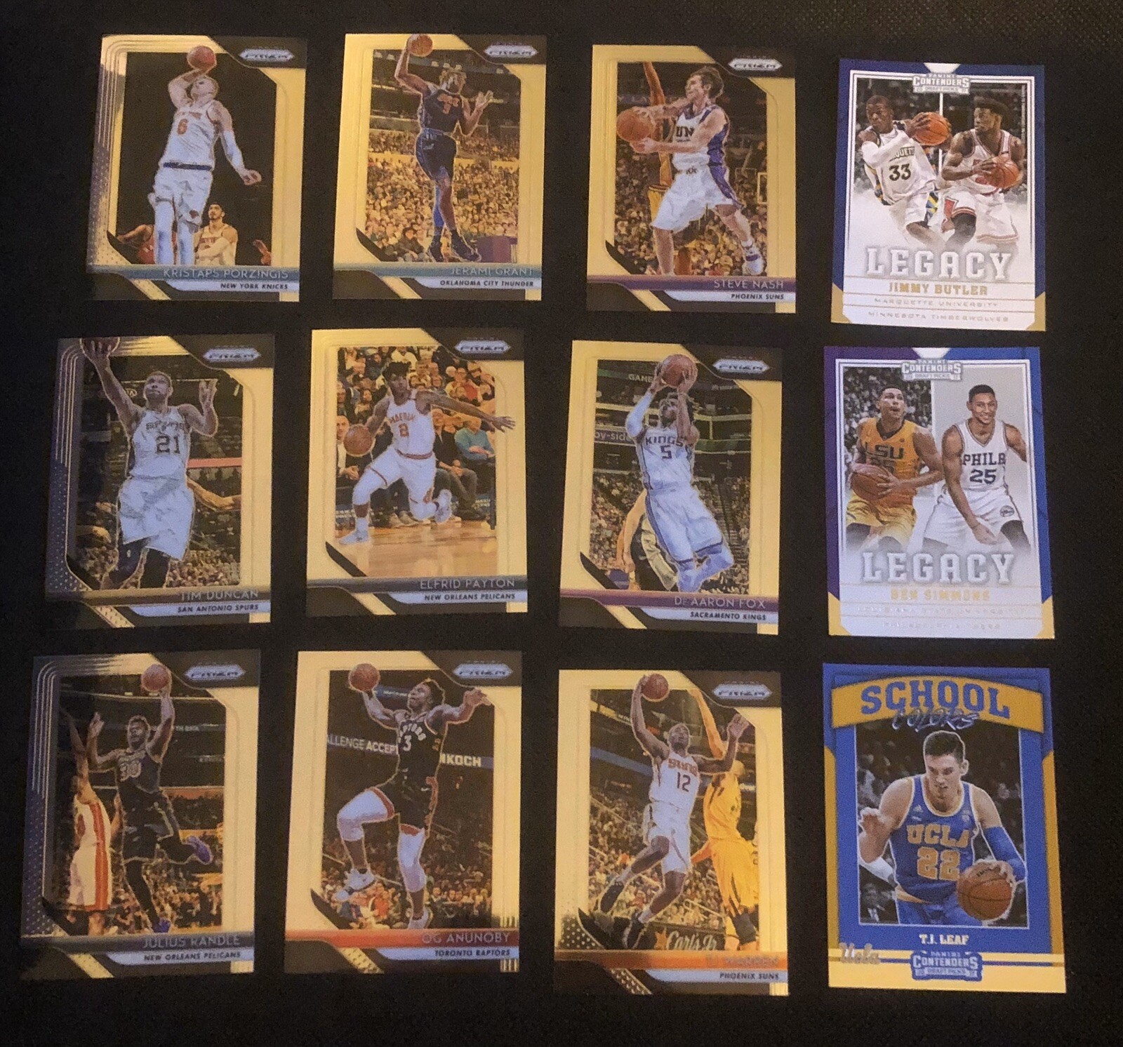 Lot Of 50 NBA Basketball Cards. All Within The Last 4 Years. (1) Kobe Guaranteed