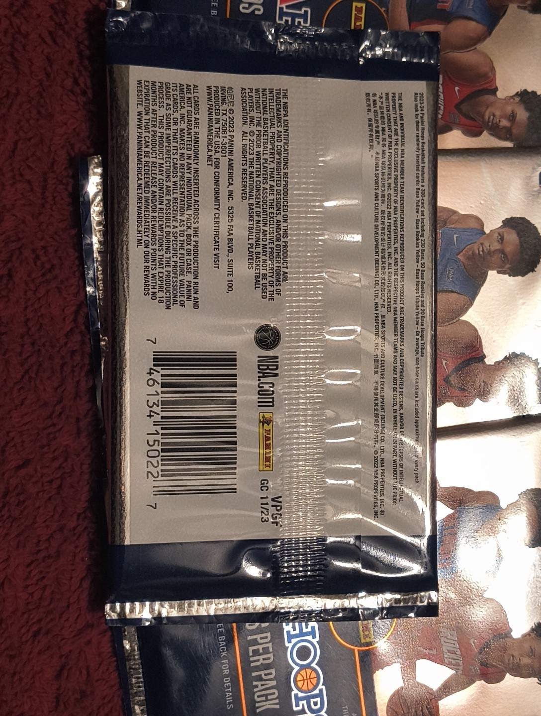 2023-24 Panini Nba Hoops Pack-Factory Sealed (Rookies & More)