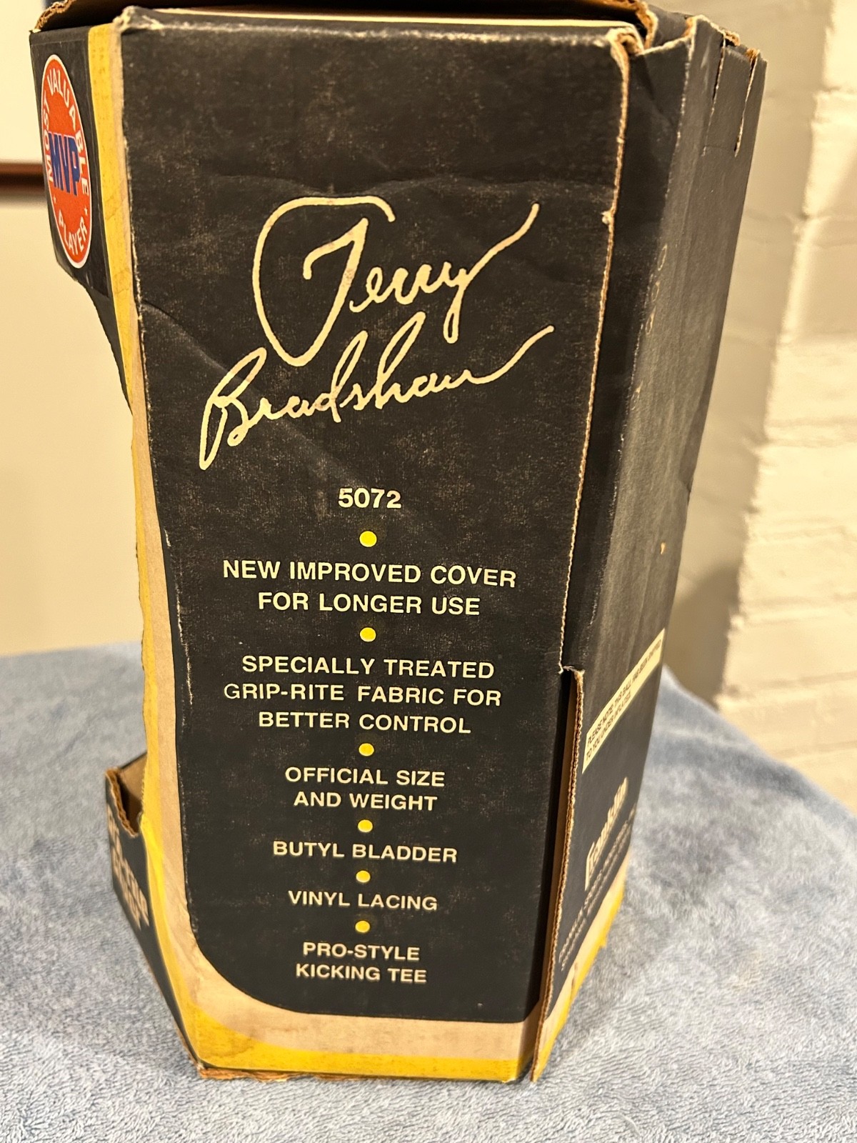 Terry Bradshaw FRANKLIN Official Vintage Football Steelers MVP